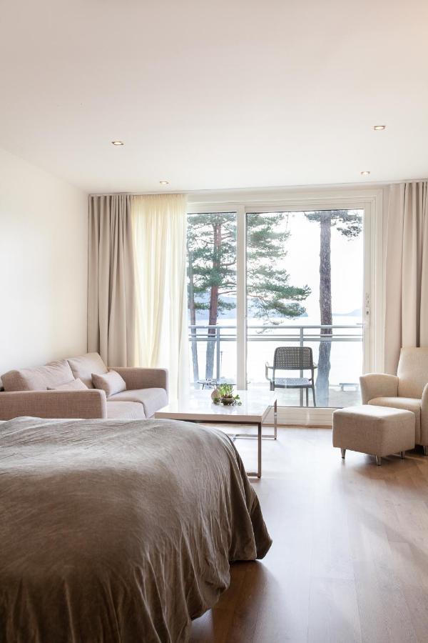 Rosfjord Strandhotel Lyngdal Esterno foto
